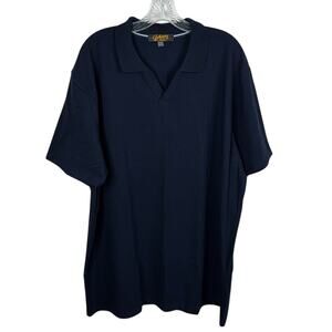 Johnny Bigg Quinn Navy Blue Smart Polo Shirt Big & Tall Size 1XL NWT